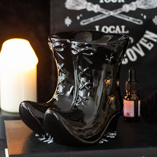 Black Witch Boots Oil Burner - Scents & Gifts UK