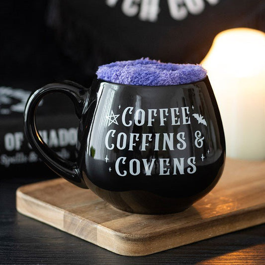 Coffee, Coffins & Covens Mug and Socks Set - Scents & Gifts UK