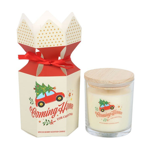 Coming Home for Christmas Spiced Berry Candle - Scents & Gifts UK