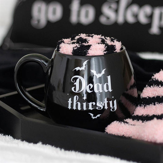 Dead Thirsty Mug and Socks Set - Scents & Gifts UK