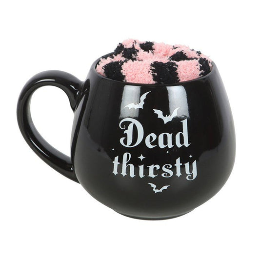 Dead Thirsty Mug and Socks Set - Scents & Gifts UK