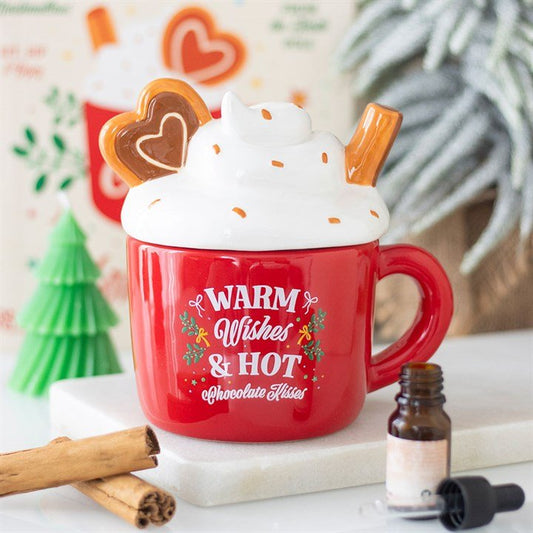 Hot Chocolate Mug Shaped Oil Burner - Scents & Gifts UK