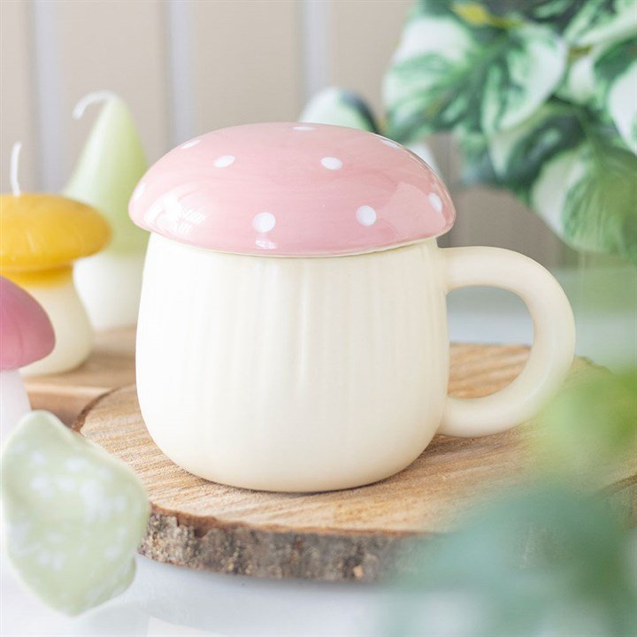Pink Mushroom Mug - Scents & Gifts UK