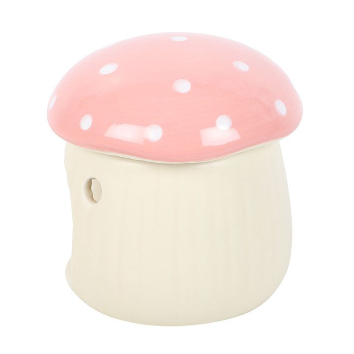 Pink Mushroom Oil Burner - Scents & Gifts UK