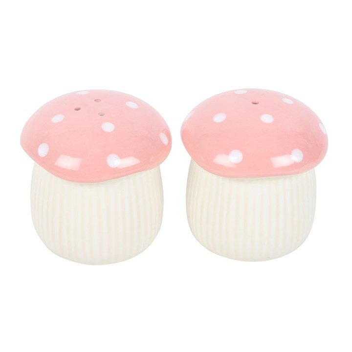 Pink Mushroom Salt and Pepper Shakers - Scents & Gifts UK