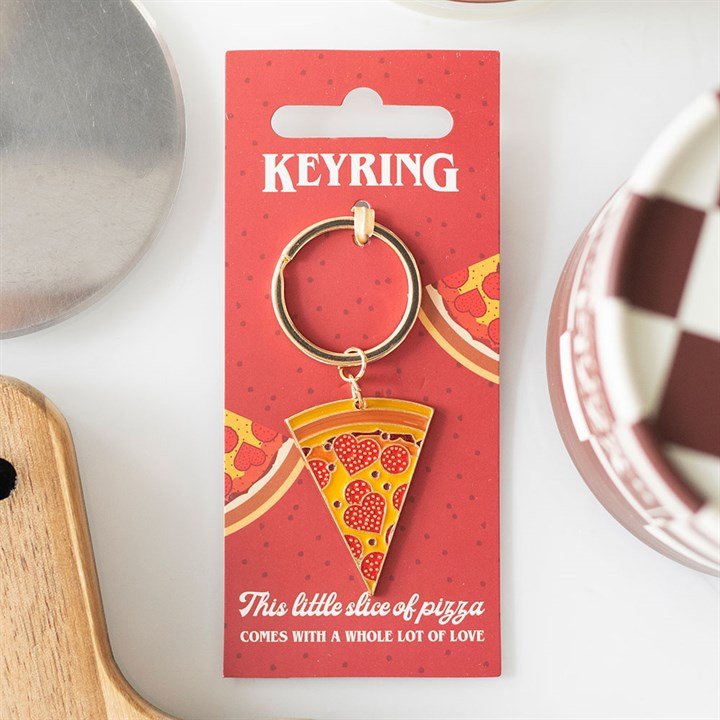 Pizza Slice Keyring - Scents & Gifts UK