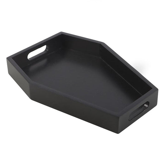 Plain Black Coffin Trinket Tray - Scents & Gifts UK