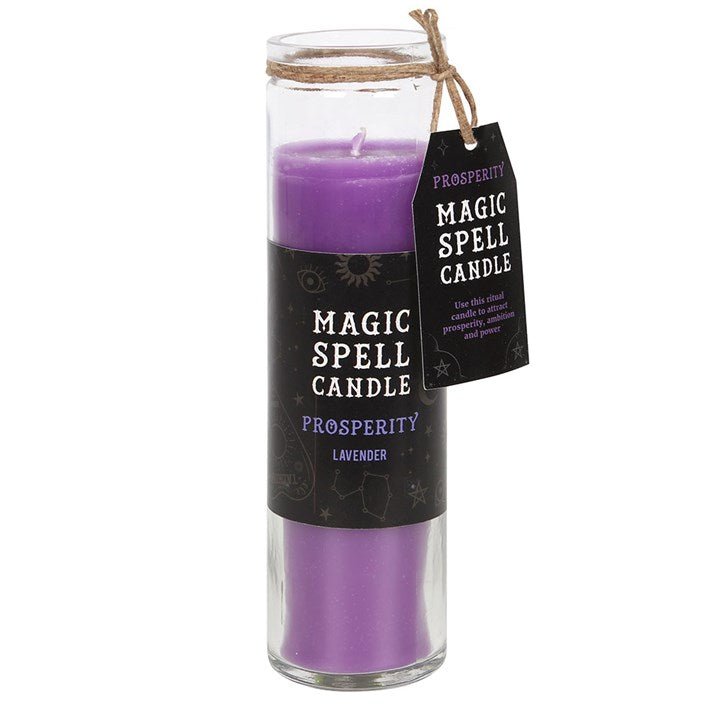 Prosperity Lavender Magic Spell Tube Candle - Scents & Gifts UK