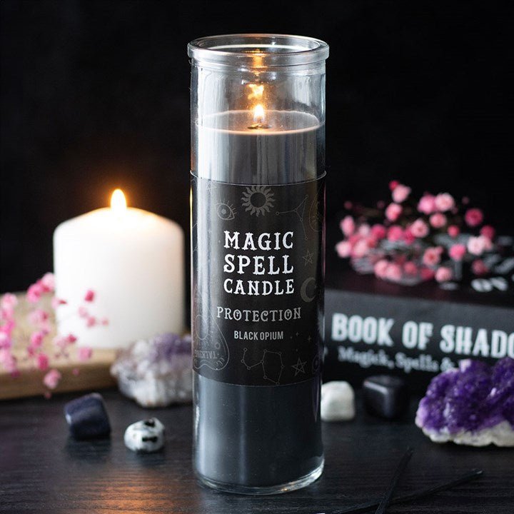 Protection Opium Magic Spell Tube Candle - Scents & Gifts UK