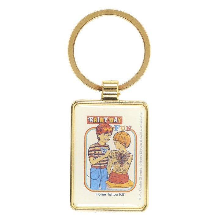 Rainy Day Fun Keyring by Steven Rhodes - Scents & Gifts UK