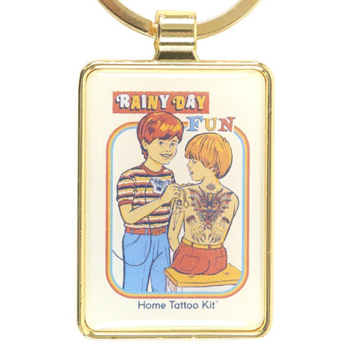 Rainy Day Fun Keyring by Steven Rhodes - Scents & Gifts UK