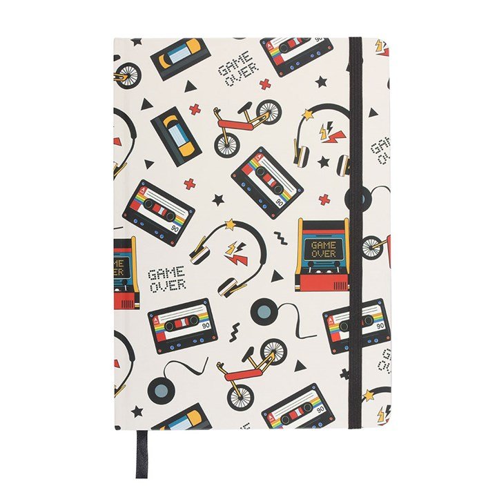 Retro 80s Print A5 Notebook - Scents & Gifts UK