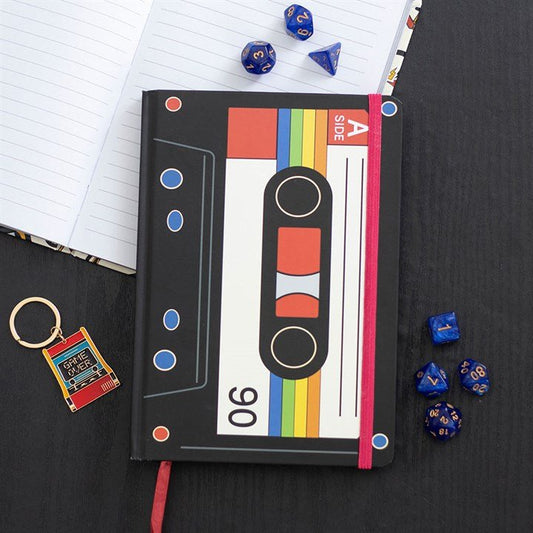 Retro Cassette Tape A5 Notebook - Scents & Gifts UK