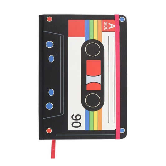 Retro Cassette Tape A5 Notebook - Scents & Gifts UK