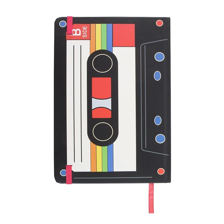Retro Cassette Tape A5 Notebook - Scents & Gifts UK
