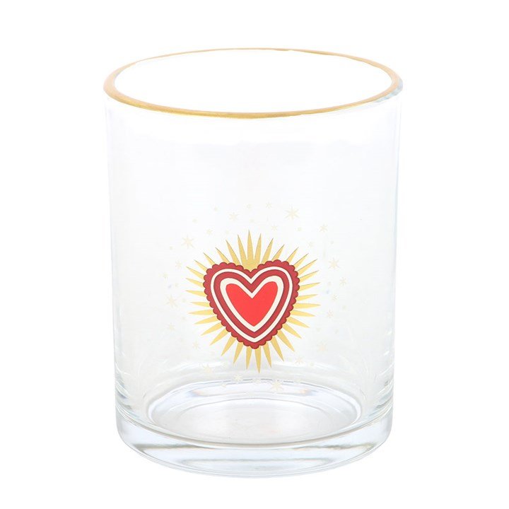 Sacred Heart Drinking Glass - Scents & Gifts UK