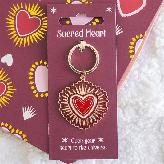 Sacred Heart Keyring - Scents & Gifts UK