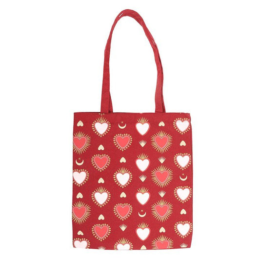 Sacred Heart Print Tote Bag - Scents & Gifts UK