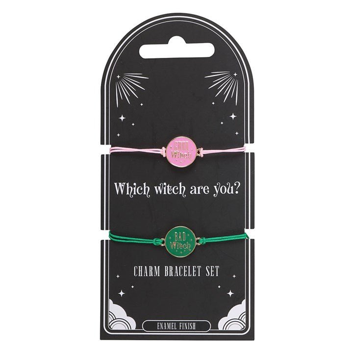 Set of 2 Good Witch and Bad Witch Bracelets - Scents & Gifts UK