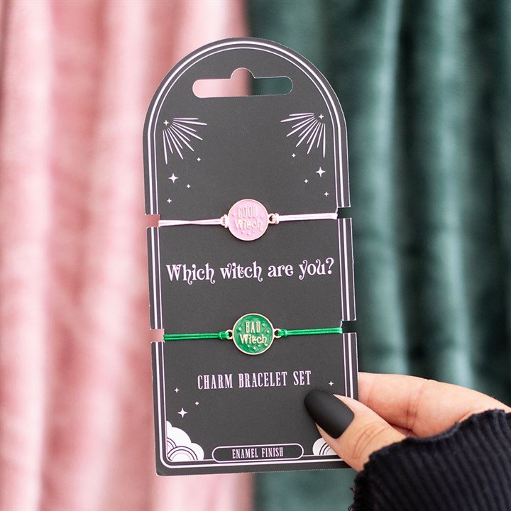 Set of 2 Good Witch and Bad Witch Bracelets - Scents & Gifts UK