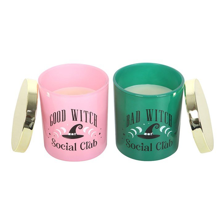 Set of 2 Good Witch and Bad Witch Scented Candles - Scents & Gifts UK