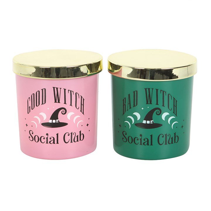 Set of 2 Good Witch and Bad Witch Scented Candles - Scents & Gifts UK