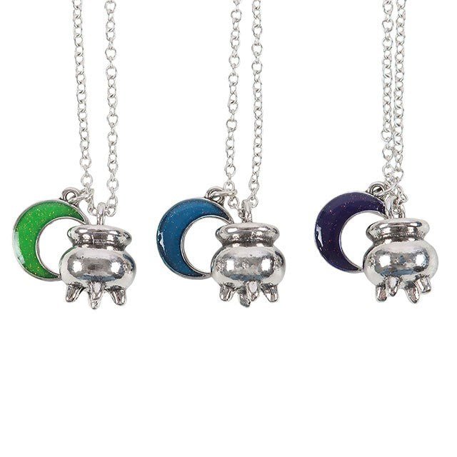 Set of 3 Coven Sisters Cauldron Charm Necklaces - Scents & Gifts UK