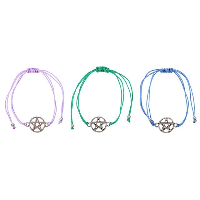 Set of 3 Coven Sisters Pentagram Bracelets - Scents & Gifts UK