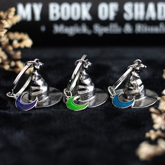 Set of 3 Coven Sisters Witch Hat Keyrings - Scents & Gifts UK