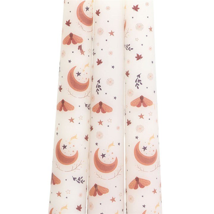 Set of 3 Harvest Moon Taper Candles - Scents & Gifts UK