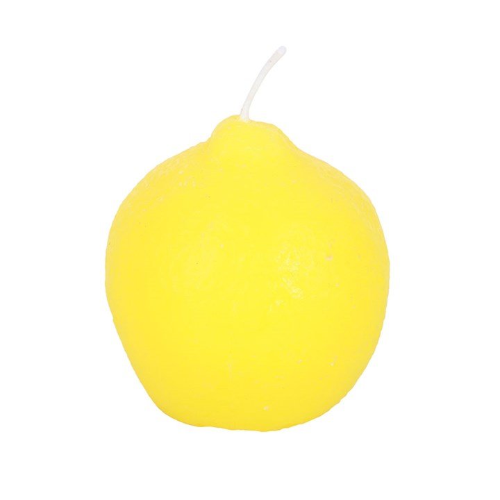 Set of 3 Lemon Shaped Candles - Scents & Gifts UK
