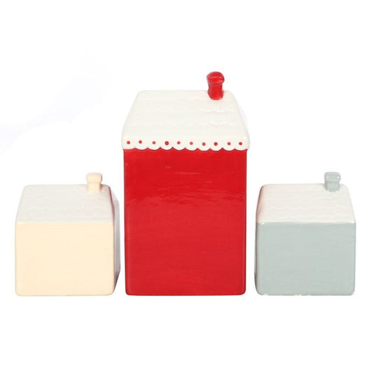 Set of 3 Light Up LED Christmas Houses - Scents & Gifts UK
