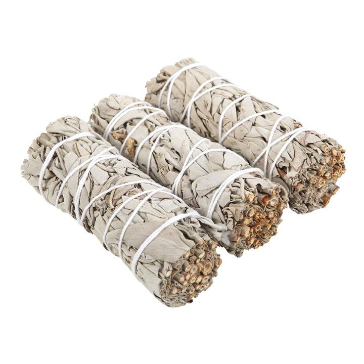 Set of 3 White Sage Smudge Wands - Scents & Gifts UK