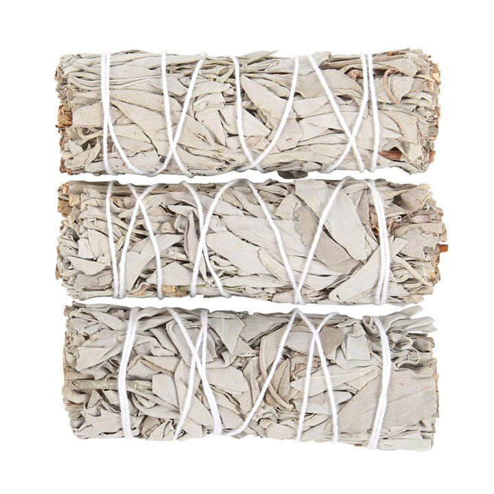Set of 3 White Sage Smudge Wands - Scents & Gifts UK