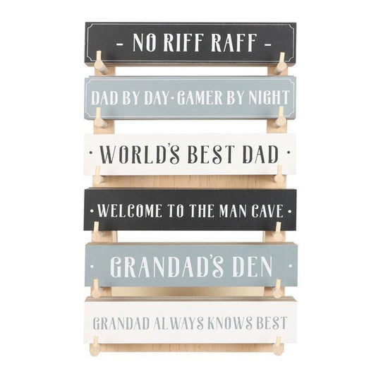 Set of 36 Block Signs for Him on Display - Scents & Gifts UK