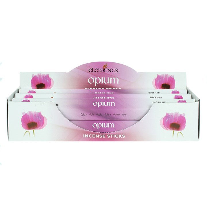 Set of 6 Packets of Elements Opium Incense Sticks - Scents & Gifts UK