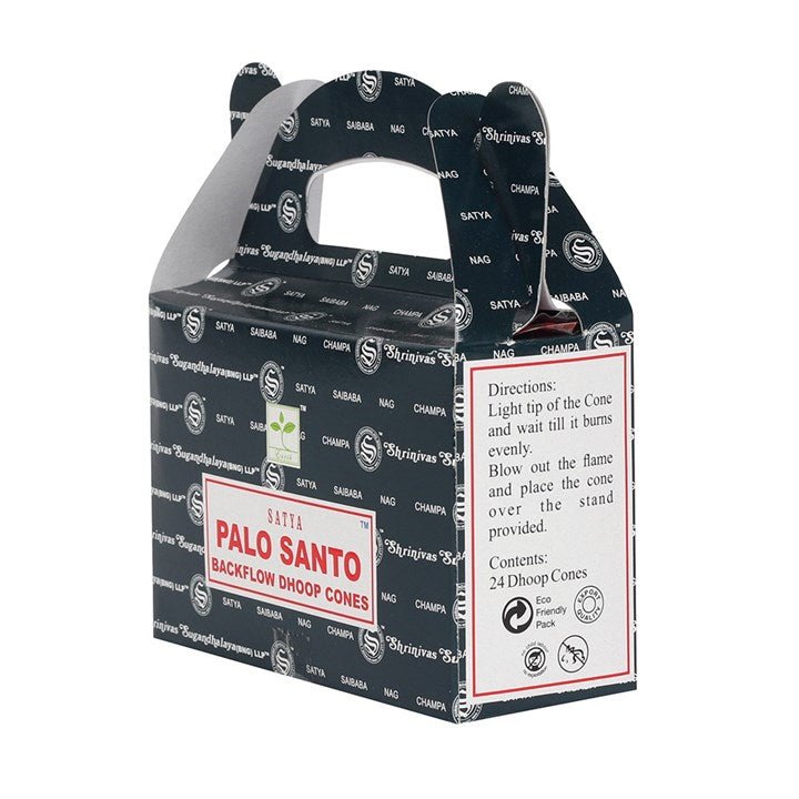 Set of 6 Packets of Satya Palo Santo Backflow Dhoop Cones - Scents & Gifts UK