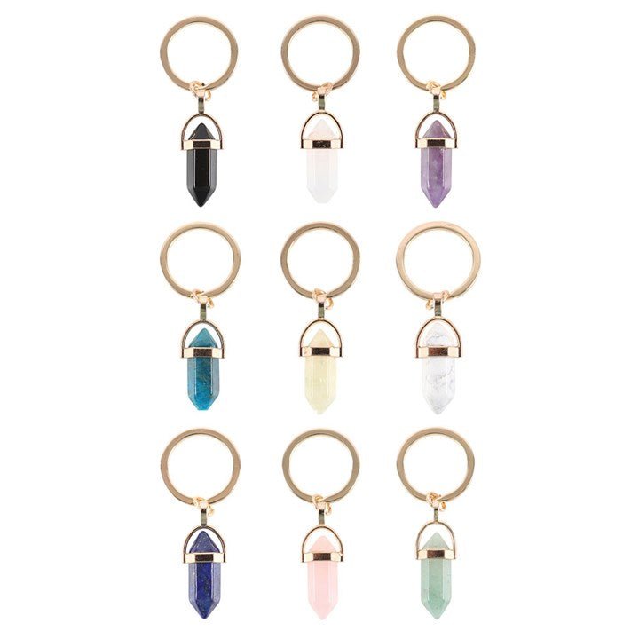 Set of 9 Crystal Keyrings - Scents & Gifts UK