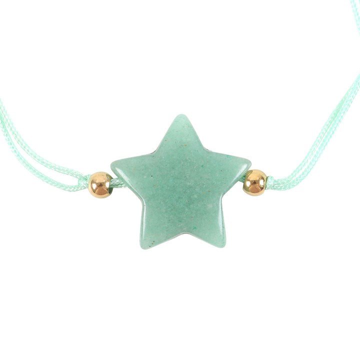 Shine Bright Aventurine Crystal Star Bracelet - Scents & Gifts UK