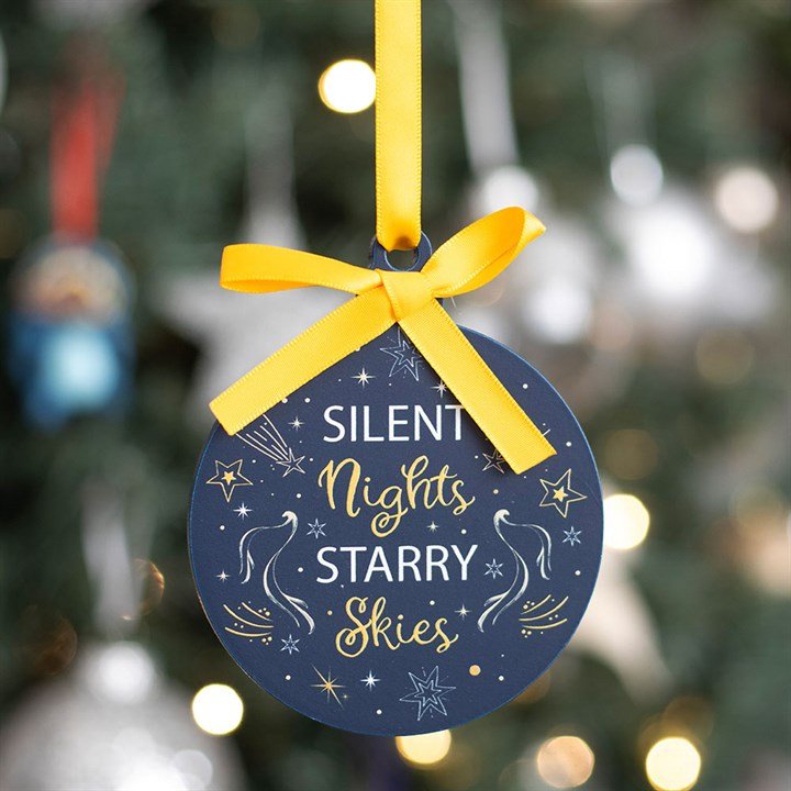 Silent Nights Starry Skies Bauble - Scents & Gifts UK