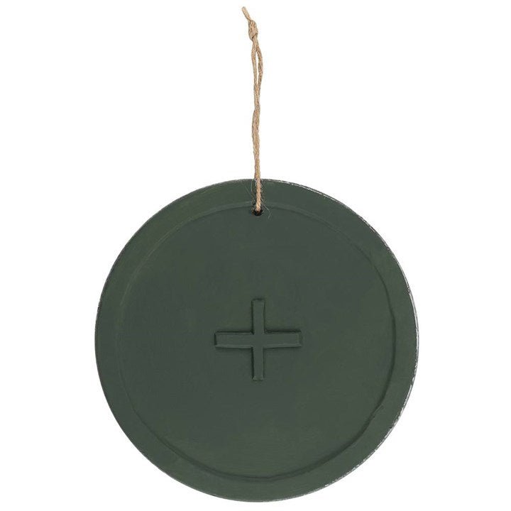 Silver Effect Terracotta Triquetra Plaque - Scents & Gifts UK