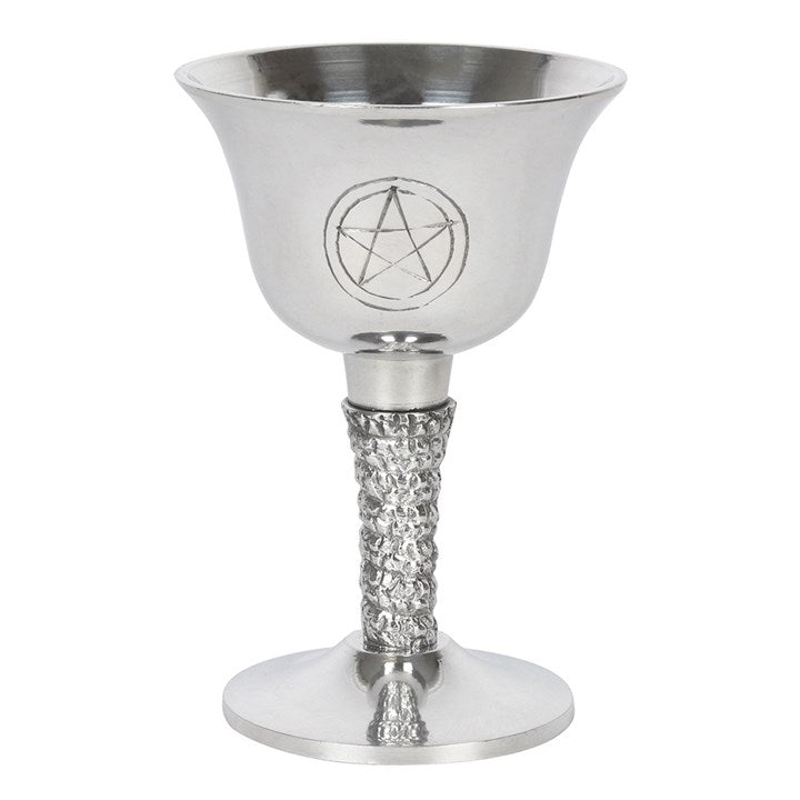 Silver Metal Pentagram Chalice - Scents & Gifts UK