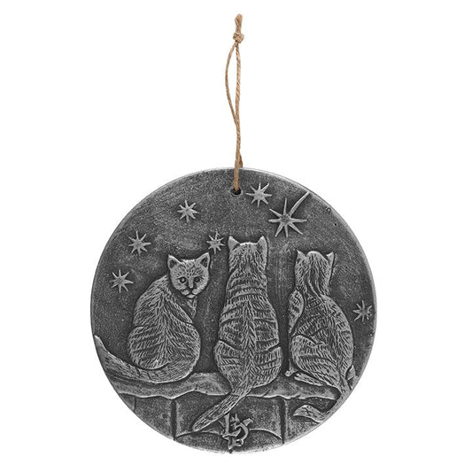 Silver Wish Upon A Star Terracotta Plaque by Lisa Parker - Scents & Gifts UK