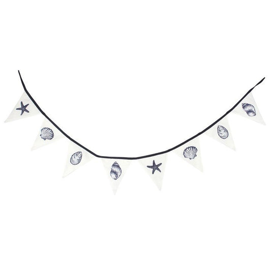 Single Seashell Fabric Bunting - Scents & Gifts UK