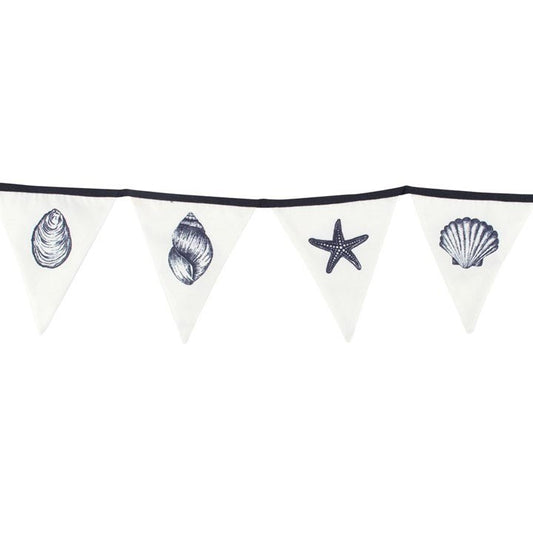 Single Seashell Fabric Bunting - Scents & Gifts UK