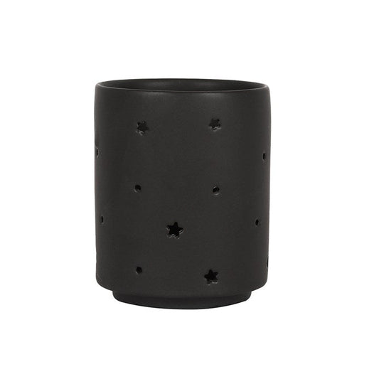 Small Black Triple Moon Cut Out Tealight Holder - Scents & Gifts UK