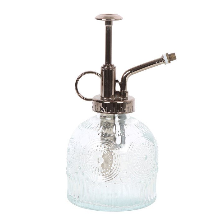 Small Patterned Glass Plant Mister - Scents & Gifts UK