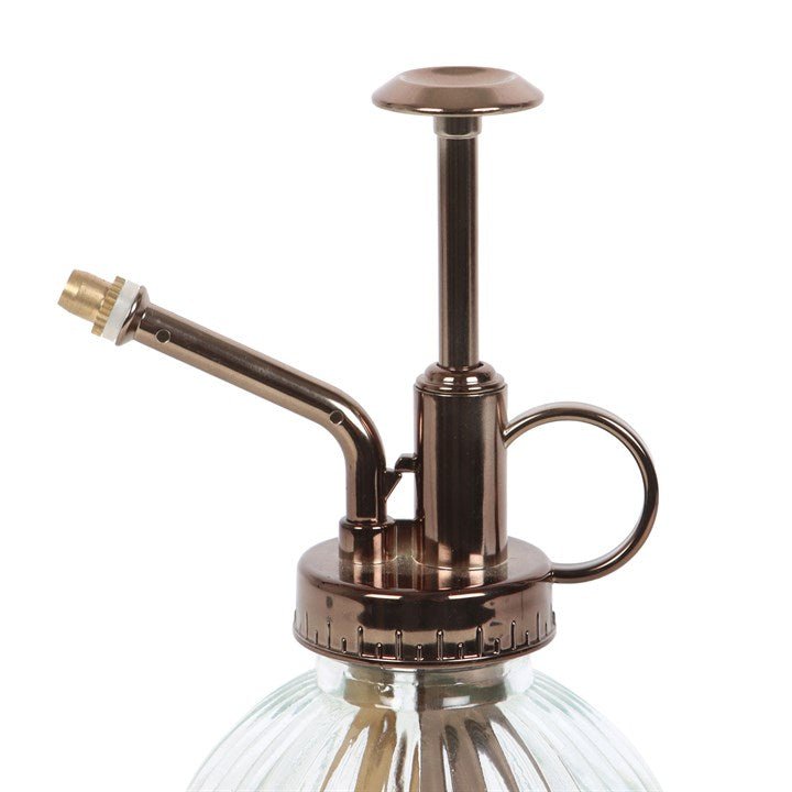 Small Ribbed Glass Plant Mister - Scents & Gifts UK
