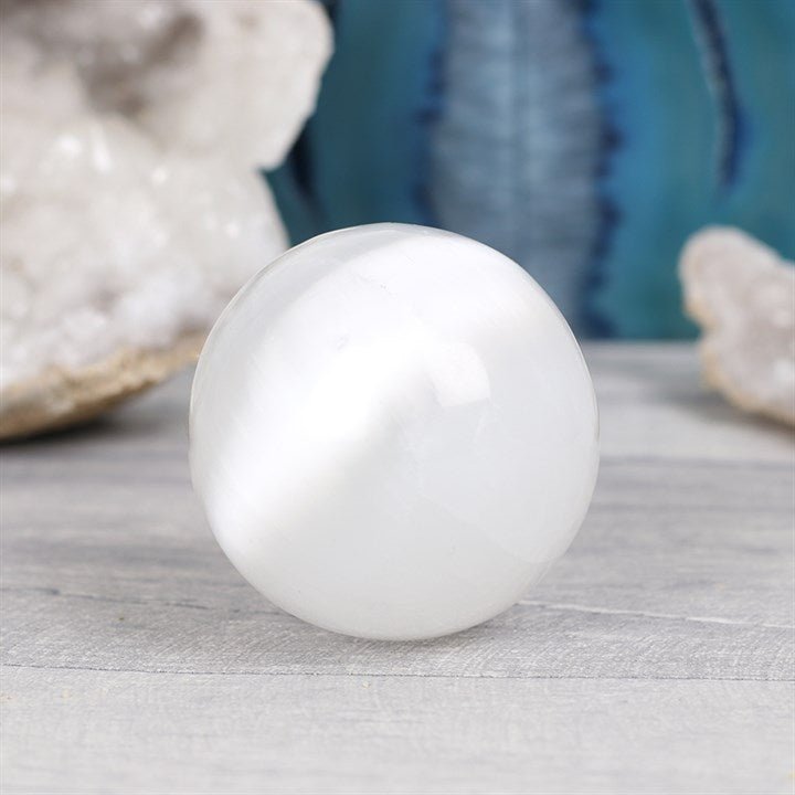 Small Selenite Sphere - Scents & Gifts UK