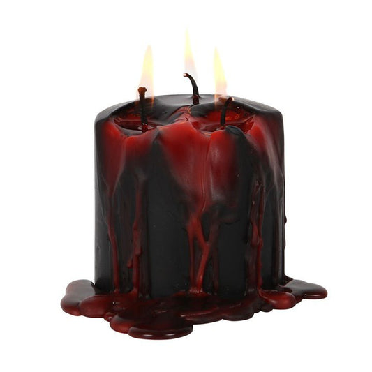 Small Vampire Blood Pillar Candle - Scents & Gifts UK